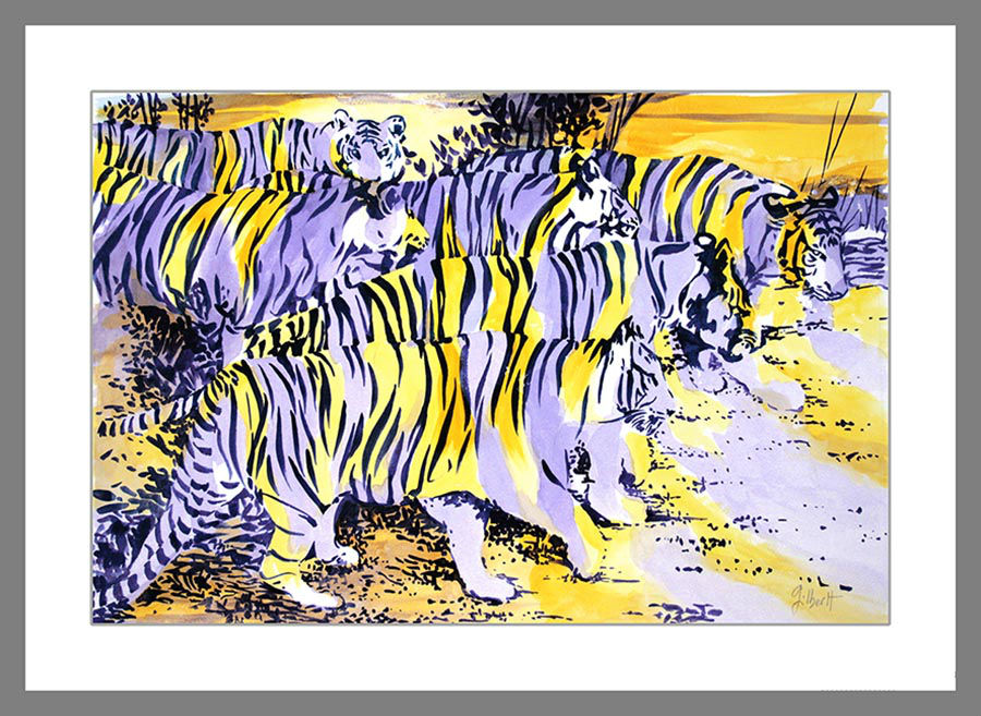 Tigres-aquarelle
